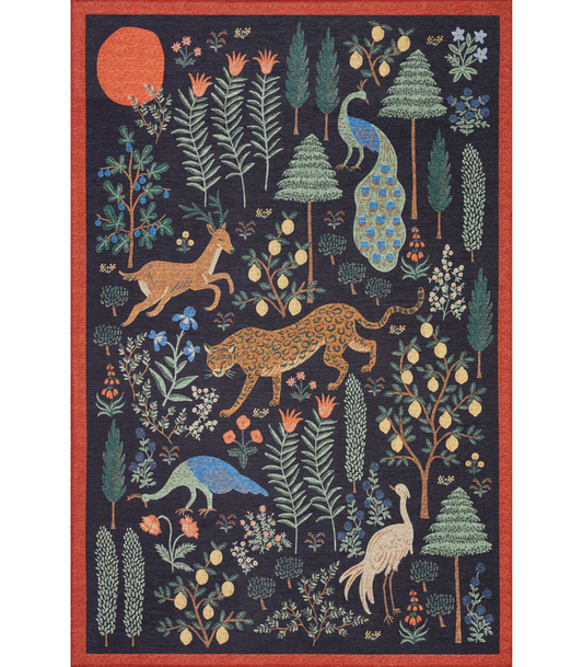 Alfombra Menagerie 01 Les Fauves Black Rifle Paper Co. × Loloi (229X290)